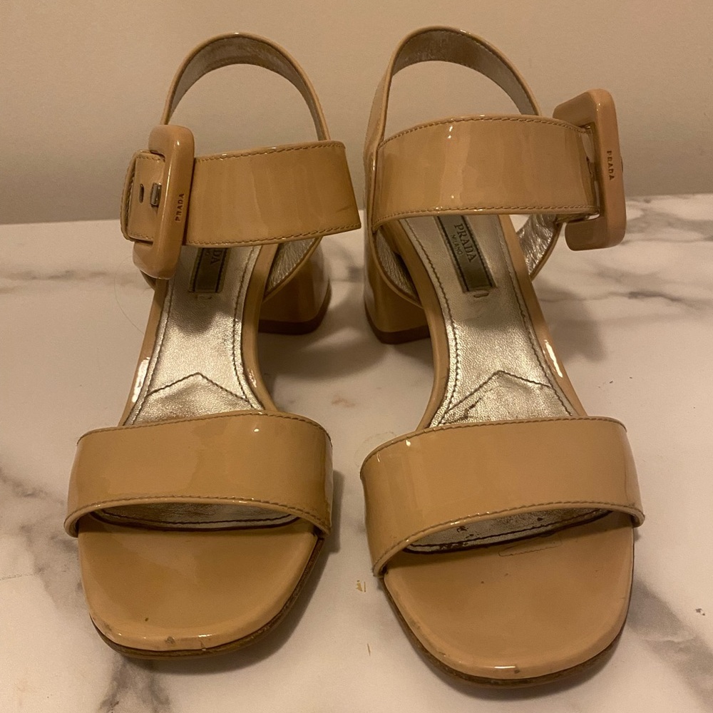 Authentic Nude Prada Heels